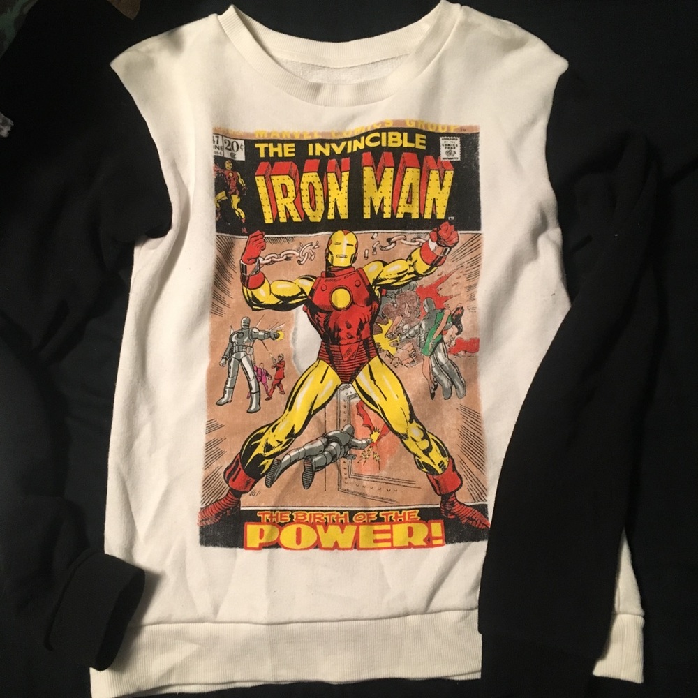 Iron Man crew neck
